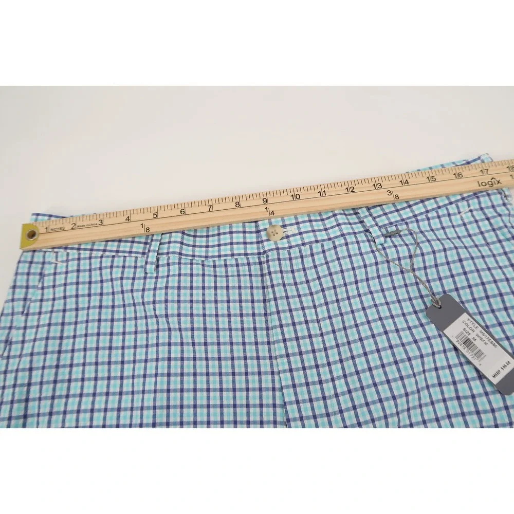 Peter Millar Mens 35‎ Golf Shorts MS17EB86 Crown Sport Apex Seersucker NEW